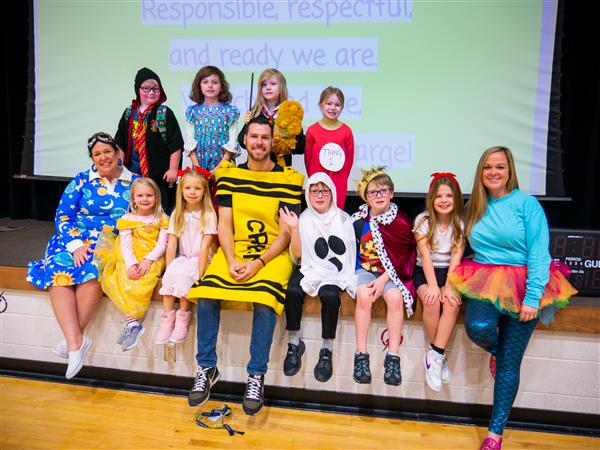 Students dressed as Book Characters